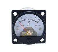 Voltmètre SO-45 AC 1 V, 2 V, 5 V, 10 V, 15 V, 20 V, 50 V, 100 V, 150 V, 200 V, 300 V, cadran analogique rond, 1 pièce(3V)