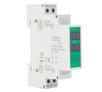 Voltmètre sur Rail DIN, Plage de Tension DC 11 V-310 V, Affichage Numérique LCD, Grand écran, Voltmètre monté sur Rail DIN, Compteur de Tension DC avec Manuel D'utilisation