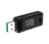 Voltmètre, Testeur de courant de tension USB A2 8A, PD2.0 SCP, tromperie 5P, activation du détecteur de téléphone portable, charge rapide + adaptateur OTG(A2 Black)