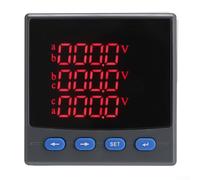 Voltmètre Triphasé Intelligent 96x96mm RS485 pour modbus Voltmètre | Précision 0.5S, technologie True pour rms, puce , pour affichage pour temps réel, anti-interférences