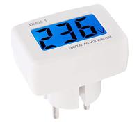 Voltmètre Voltmètre Numérique AC DM55-1 Prise EU AC 80-300V Voltmètre D'énergie Domestique Ampèremètre avec écran LCD/LED