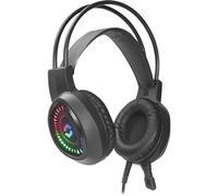 Speedlink Casque gaming VOLTOR LED – contrôle de volume intégré, serre-tête flexible, USB-A noir