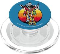 Voltron: Defender of the Universe Retro Gradient Portrait PopSockets PopGrip pour MagSafe