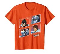 Voltron: Legendary Defender Red and Blue Defenders T-Shirt, Enfant, Orange, 3 Ans