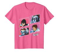 Voltron: Legendary Defender Red and Blue Defenders T-Shirt, Enfant, Rose Chiné, 3 Ans