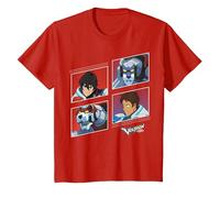 Voltron: Legendary Defender Red and Blue Defenders T-Shirt, Enfant, Rouge, 6 Ans