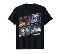Voltron: Legendary Defender Red and Blue Defenders T-Shirt, Homme, Noir, 3XL