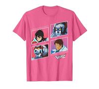Voltron: Legendary Defender Red and Blue Defenders T-Shirt, Homme, Rose Chiné, 3XL