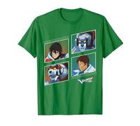Voltron: Legendary Defender Red and Blue Defenders T-Shirt, Homme, Vert Kelly, XXL