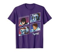 Voltron: Legendary Defender Red and Blue Defenders T-Shirt, Homme, Violet, 3XL