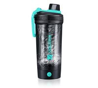 VOLTRX Shaker Bottle, Gallium USB C Rechargeable Electric Protein Shake Mixer, Shaker Cups for Protein Shakes and Meal Replacement Shakes, BPA Free, Made with Tritan, 24oz