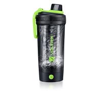 VOLTRX Shaker Bottle, Gallium USB C Rechargeable Electric Protein Shake Mixer, Shaker Cups for Protein Shakes and Meal Replacement Shakes, BPA Free, Made with Tritan, 24oz