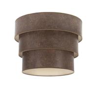 VoltShine Abat-jour suspendu - Triple écran de 50 x 40 x 28 cm, design oxydé, idéal pour la décoration intérieure, résistant et fonctionnel