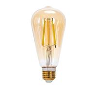 VoltShine Ampoule intelligente LED ST64 6 W CCT Bluetooth Mesh, idéale pour l'éclairage d'ambiance et le contrôle à distance.