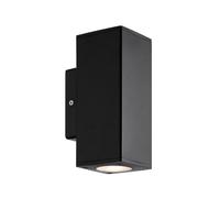 VoltShine Applique extérieure noire en polycarbonate, dimensions 18,6 x 7,6 x 9,9 cm, IP54 ; idéale pour éclairer les espaces extérieurs et les environnements humides.