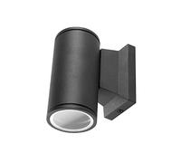 VoltShine Applique murale unidirectionnelle noire GU10, sans source de lumière, idéale pour l'éclairage décoratif et fonctionnel en intérieur.