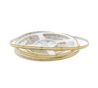 VoltShine Bande LED 24 V DC, IP20, 256 LED/m, 5 m, couleur 10 000 K, idéale pour l'éclairage décoratif et d'intérieur.