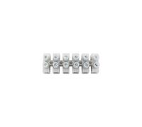 VoltShine Bornier PA14 avec base concave en forme de H et 6 broches. Couleur blanche. Idéal pour des connexions sûres et efficaces dans les projets électroniques. Qualité garantie.