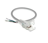 VoltShine Connecteur 4 broches pour bandes RVB, idéal pour les projets d'éclairage personnalisables, assure une connexion sûre et efficace, facilitant l'installation et l'utilisation de vos lumières.