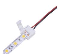 VoltShine Connecteur clip de démarrage pour bande LED 12/24 V 10 mm - IP65. Garantit des connexions sûres et durables, idéales pour des installations efficaces et résistantes à l'humidité dans