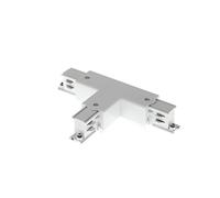 VoltShine Connecteur triphasé en T blanc gauche, idéal pour connecter des équipements électriques. Sa conception robuste garantit sécurité et performance, parfait pour les applications industrielles