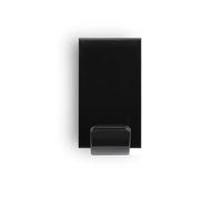 VoltShine Crochet adhésif Noir, résistant, Facile à Installer ; idéal pour Organiser des espaces et contenir des Objets légers.