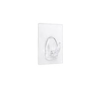 VoltShine Crochet adhésif réutilisable 60 x 47 mm, Transparent ; idéal pour Organiser et Maintenir des Objets sur des Surfaces Lisses.