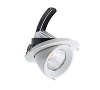 VoltShine Downlight LED orientable de 15 W, 6000 K, idéal pour un éclairage précis dans les espaces commerciaux et résidentiels.