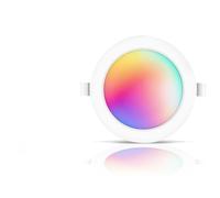 VoltShine Downlight LED Smart RGB WiFi, télécommande, réglable, pour éclairage décoratif et d'ambiance dans les maisons et les bureaux.