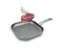 VoltShine Grille en aluminium antiadhésive de 20 cm, légère, facile à nettoyer, idéale pour cuisiner sur le gril et rôtir des aliments sans qu'ils collent.