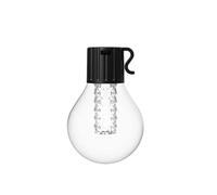 VoltShine Guirlande lumineuse solaire - 10 mètres de long - Style G50 - Lumière blanche chaude - Colonne à bulles incluse