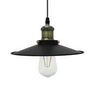 VoltShine Kit de suspension avec abat-jour vintage de 24 cm, idéal pour la décoration intérieure et l'éclairage d'ambiance.