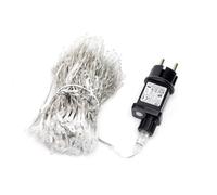 VoltShine Lampes de rideau plates avec batterie 3AA, blanc froid, idéales pour décorer et décorer des espaces, 1 m x 1 m, parfaites pour n'importe quelle fenêtre ou zone.