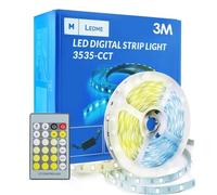 VoltShine Lot de 2 spots intelligents GU10 avec technologie Bluetooth MESH. Basculez entre différentes températures de couleur (CCT) pour créer l'ambiance parfaite dans votre maison.