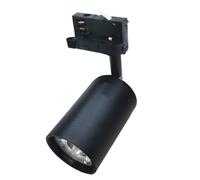 VoltShine Projecteur de Rail Multi CCT 30 W en Noir élégant, idéal pour Mettre en Valeur Les espaces commerciaux et générer des atmosphères Uniques grâce à sa polyvalence d'éclairage pour Toutes Les