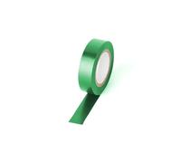 VoltShine Ruban isolant en PVC, 0,13 mm d'épaisseur, 17 mm de large et 10 m de long, vert, idéal pour l'isolation électrique et la protection des câbles.