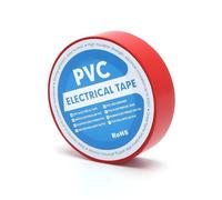 VoltShine Ruban isolant en PVC, 0,13 mm d'épaisseur, 17 mm de large et 25 m de long, idéal pour isoler et réparer les câbles électriques.