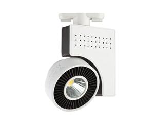 VoltShine Spot de rail LED 23 W, 3 fils, efficace et réglable, idéal pour éclairer les espaces commerciaux et mettre en valeur les produits.