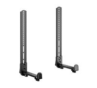 VoltShine Support Universel pour Barre de Son, Couleur Noire, Compatible avec différents modèles, Installation Facile et amélioration Acoustique dans la Maison.