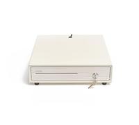 VoltShine Tiroir Porte-Monnaie - Tiroir de 38 cm, 4 Compartiments, 6 emplacements, Couleur Blanc, idéal pour l'organisation et Le Stockage