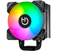 VoltShine Ventilateur de processeur avec éclairage ARGB, 120 mm, contrôle PWM, haute efficacité thermique, compatible avec plusieurs sockets, idéal pour le refroidissement de processeurs.