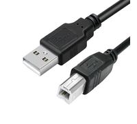 Voltvera 2PCS Câble Imprimante USB A vers B, 2M USB 2.0 Scanner Cordon Printer, USB-A Mâle vers MIDI Mâle Câble pour Claviers MIDI Imprimante HP Canon Epson Hero Brother Lexmark