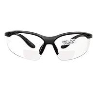 voltX 'CONSTRUCTOR' Lunettes de sécurité de Lecture BIFOCALES (dioptrie +1.5 TRANSPARENTES), avec Cordon doté d'un arrêtoir/Lunettes de Cyclisme - Reading Safety Glasses Certifiées CE EN166F