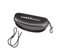 voltX Étui à lunettes coque rigide de haut qualité avec fermeture Éclair et mousqueton de fixation à la ceinture - avec cordon doté d'un arrêtoir