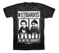 Volu Wet Bandits Wet Bandits Home Alone Kevin Alone to House Men Men T-Shirt Black XXL
