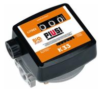 VOLUCOMPTEUR MECANIQUE GASOIL BIODIESEL B100 3 CHIFFRES 1'F - PIUSI - 56118