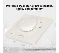 Volume Control 50W Professional Security 5 Speed Control Button Volume Controller for Home Speakers Wall Volume Control 50W Matching (/)