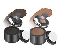 Volume de cheveux poudre, 2pcs Root Touch Up Powder Troproping et épreuve de sueur pour les femmes Wen Wen Natural Trop Loss Correin Creiner Burning Hirline, Noir Brown
