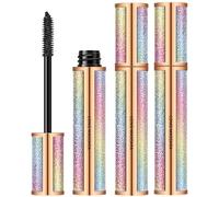 Volume Extension Mascara étanche, Mascara Waterproof et Anti-taches, Mascara Épaississant et Allongeant Noir, 4D Imperméable Lash Mascaras for Longer, Thicker, Tient Toute La Journée (A, One Size)