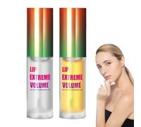 Volume Lèvres | 2 Pièces Baume À Lèvres Volumateur - Accessoires de Maquillage Non Gras Brillants pour Beauté Quotidienne Matin Soir Voyage